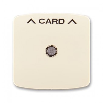 3559A-A00700 C  Kryt spínače kartového, s čirým průzorem, s potiskem, slonová kost